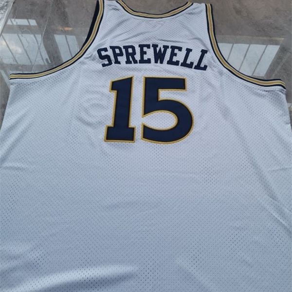 001custom men youth women rare 1994-95 latrell sprewell #15 college basketball jersey size s-6xl or custom any name or number jersey, Black
001custom men youth women rare 1994-95 latrell sprewell #15 college basketball jersey size s-6xl or custom any name or number jersey, Black