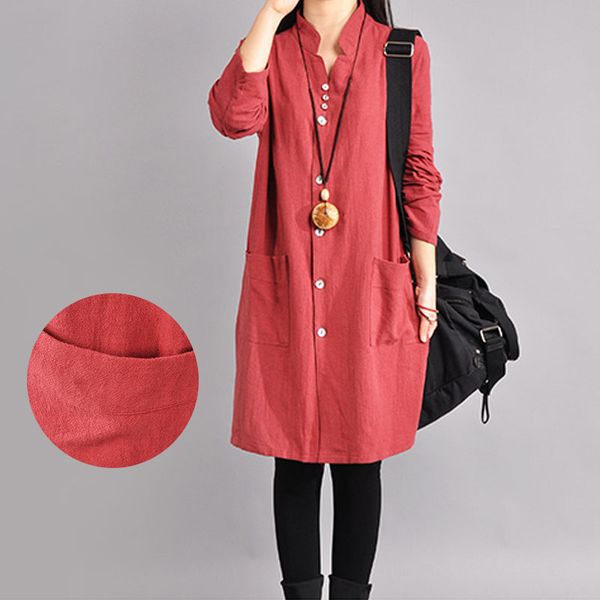 casual women shirt office lady loose plus size slim vingtage blouse dresses female fashion long sleeve dress vestidos, Black;gray
casual women shirt office lady loose plus size slim vingtage blouse dresses female fashion long sleeve dress vestidos, Black;gray