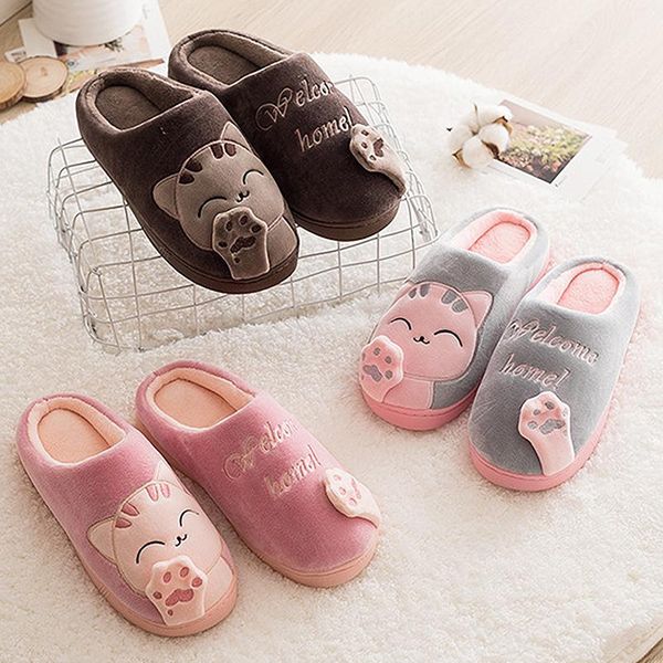 slippers 2021 cat animal home warm short plush soft cute non slip cotton women lovers indoor shoes plus size, Black
slippers 2021 cat animal home warm short plush soft cute non slip cotton women lovers indoor shoes plus size, Black