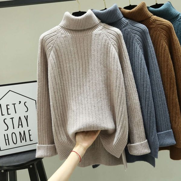 women's sweaters sweater high necked for women in autumn and winter okt6 x5cr, White;black
women's sweaters sweater high necked for women in autumn and winter okt6 x5cr, White;black