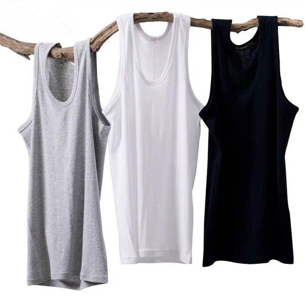 men' tank male pure cotton summer sleeveless vest t-shirt men jacket base shirt collar solid color undershirts, White;black
men' tank male pure cotton summer sleeveless vest t-shirt men jacket base shirt collar solid color undershirts, White;black