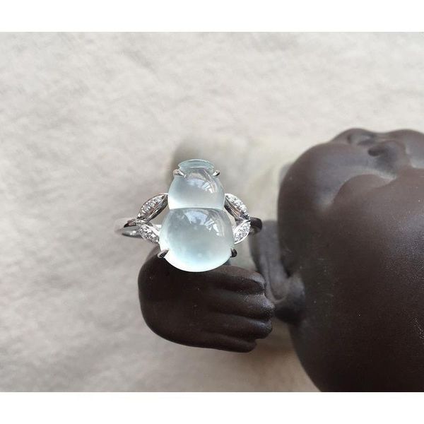 cluster rings natural chalcedony gourd egg noodle opening adjustable ring chinese retro creative charm women's brand silver jewelry, Golden;silver
cluster rings natural chalcedony gourd egg noodle opening adjustable ring chinese retro creative charm women's brand silver jewelry, Golden;silver