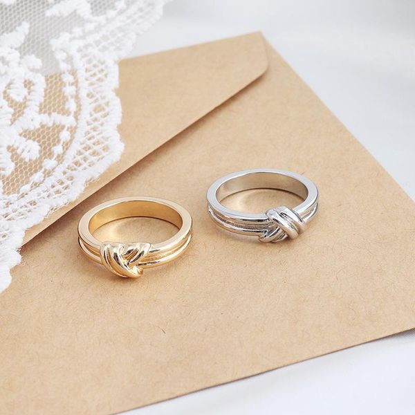 wedding rings ins style classic simple 2 colors circle knotted ring for women girls fashion jewlery, Slivery;golden
wedding rings ins style classic simple 2 colors circle knotted ring for women girls fashion jewlery, Slivery;golden