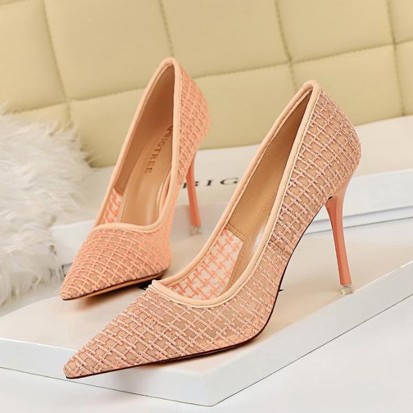 dress shoes autumn mesh lace hollowed-out women's pointed toe office high heels pumps women party wedding shallow nude red, Black
dress shoes autumn mesh lace hollowed-out women's pointed toe office high heels pumps women party wedding shallow nude red, Black