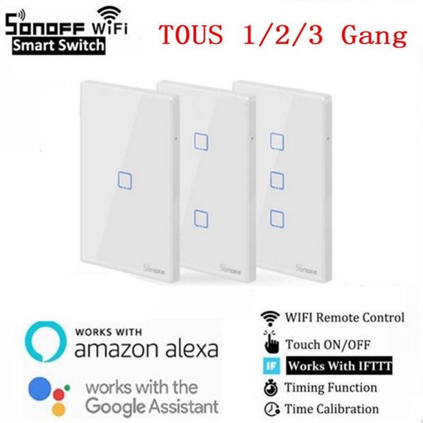 smart home control sonoff tx t3 to us wifi switch 1/2/3 gangs automation wall touch controller by google
smart home control sonoff tx t3 to us wifi switch 1/2/3 gangs automation wall touch controller by google