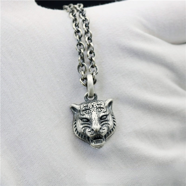 fashion brand thai silver retro do old swagger tide male tiger head pendant europe and america fashion personality punk necklace for men and
fashion brand thai silver retro do old swagger tide male tiger head pendant europe and america fashion personality punk necklace for men and