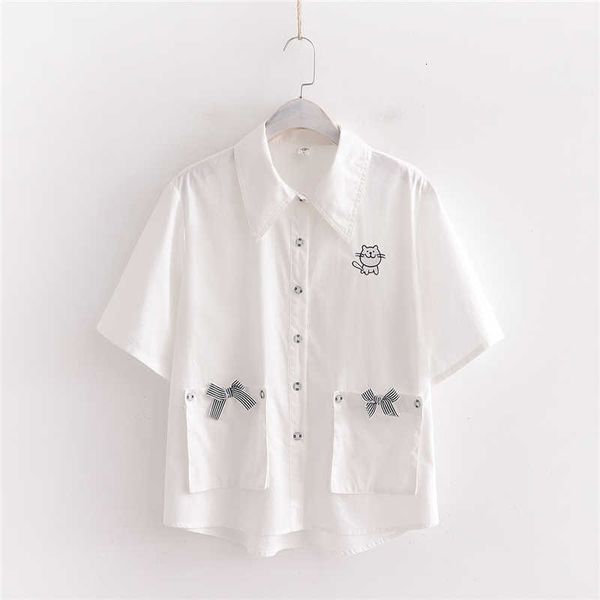 women's knits & tees japanese mori girl kawaii white shirts summer turn down collar woman blouses button up cute cat embroidery bo
women's knits & tees japanese mori girl kawaii white shirts summer turn down collar woman blouses button up cute cat embroidery bo