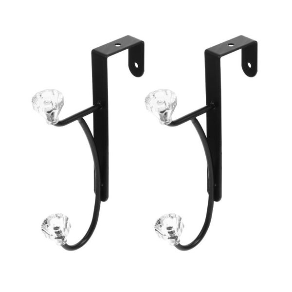 hooks & rails 2pcs multipurpose door punch-iron hanging garment 
hooks & rails 2pcs multipurpose door punch-iron hanging garment