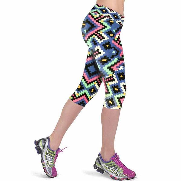 women's leggings workout women high waist sporting capri cropped bodybuilding clothes gymming runs pants fitness yogaing clothing, Black
women's leggings workout women high waist sporting capri cropped bodybuilding clothes gymming runs pants fitness yogaing clothing, Black
