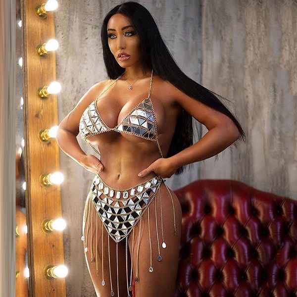 women's swimwear rhinestone jewery women chain glitter crystal club party hollow out see through swimsuit cover up bikini beachwear, White;black
women's swimwear rhinestone jewery women chain glitter crystal club party hollow out see through swimsuit cover up bikini beachwear, White;black