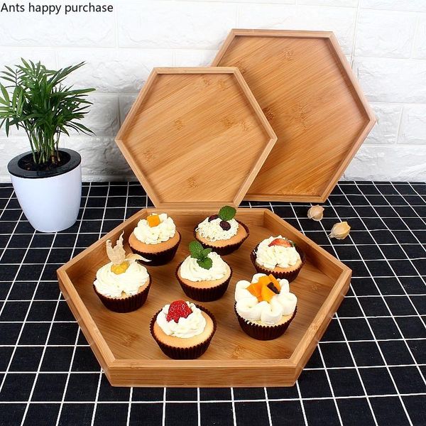 kitchen storage & organization bamboo hexagon wooden dessert tray nordic table tea break wedding props display plate
kitchen storage & organization bamboo hexagon wooden dessert tray nordic table tea break wedding props display plate