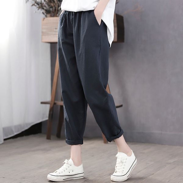 kog200 deep blue korea line in accordance with summer new simple pure color linen slacks female 7 minutes of pants harlan loos
kog200 deep blue korea line in accordance with summer new simple pure color linen slacks female 7 minutes of pants harlan loos