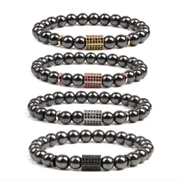 beaded, strands hand made natural magnetic hematite beads pave zircon hexagonal prism charm bracelet fashion men's cuff string dropsship, Black
beaded, strands hand made natural magnetic hematite beads pave zircon hexagonal prism charm bracelet fashion men's cuff string dropsship, Black