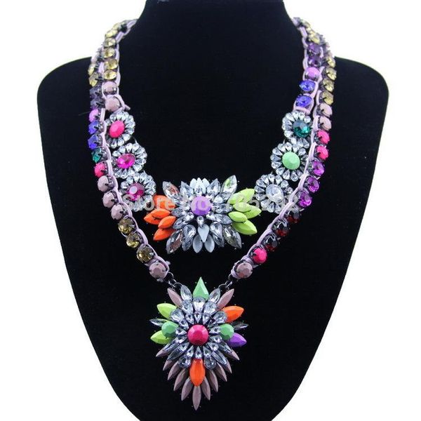 fashion crystal chain crystal flowers necklace & pendant choker statement necklace for women, Golden;silver
fashion crystal chain crystal flowers necklace & pendant choker statement necklace for women, Golden;silver