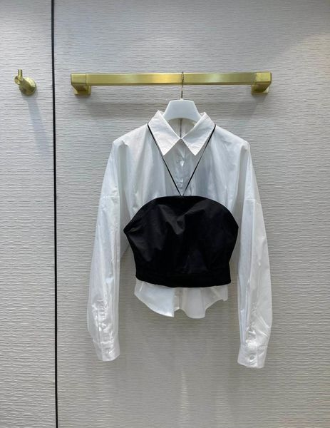 women's blouses & shirts fake 2 piece corset for women 3d cut lapel long sleeve slim shirt cotton white autumn 2021
women's blouses & shirts fake 2 piece corset for women 3d cut lapel long sleeve slim shirt cotton white autumn 2021