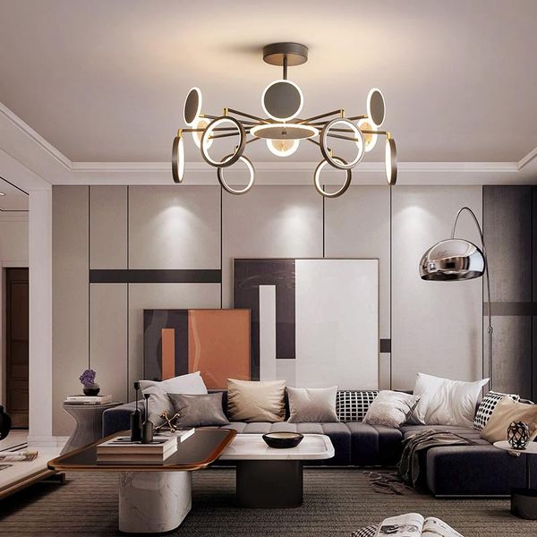 matte black finished modern led chandelier for living room bedroom study adjustable fixture chandeliers
matte black finished modern led chandelier for living room bedroom study adjustable fixture chandeliers