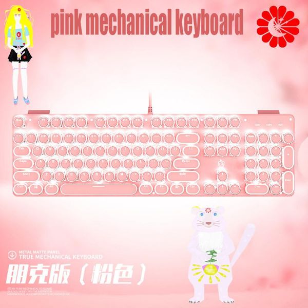 keyboards gaming mechanical keyboard round wired 104 keys retro keycap rgb backlit blue switch for pc lapgamers
keyboards gaming mechanical keyboard round wired 104 keys retro keycap rgb backlit blue switch for pc lapgamers
