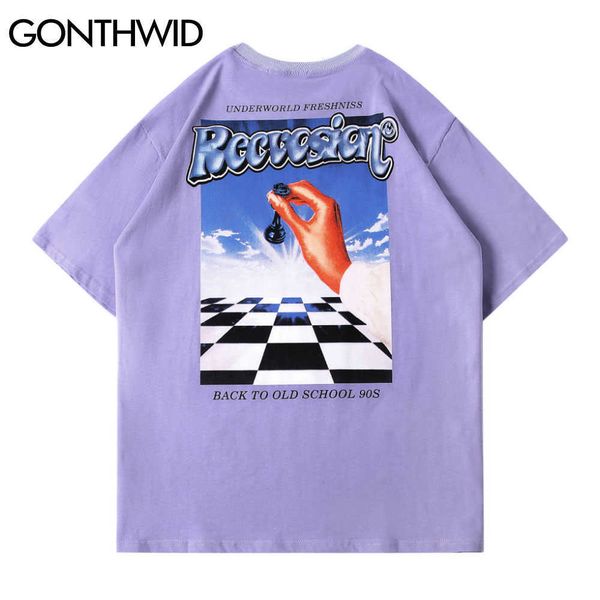 gonthwid short sleeve tees summer men streetwear hip hop chessboard plaid print t-shirt cotton casual harajuku tshirt loose 210629, White;black
gonthwid short sleeve tees summer men streetwear hip hop chessboard plaid print t-shirt cotton casual harajuku tshirt loose 210629, White;black
