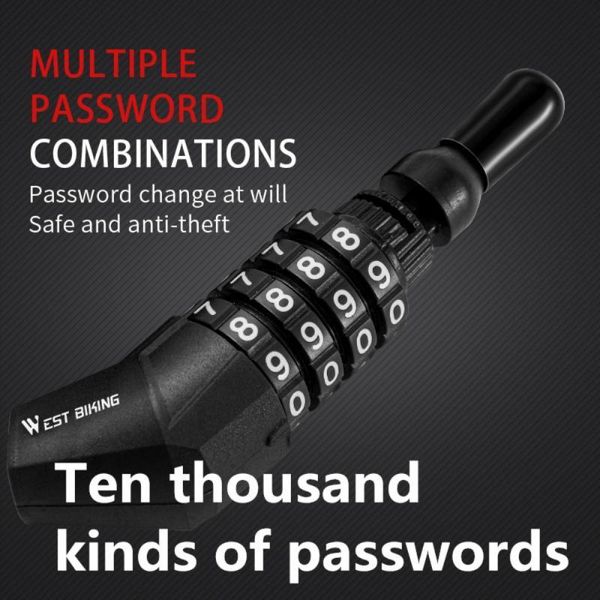 bike locks west biking mountain password lock foldable lightweight portable safety anti-theft stainless steel riding equipment
bike locks west biking mountain password lock foldable lightweight portable safety anti-theft stainless steel riding equipment