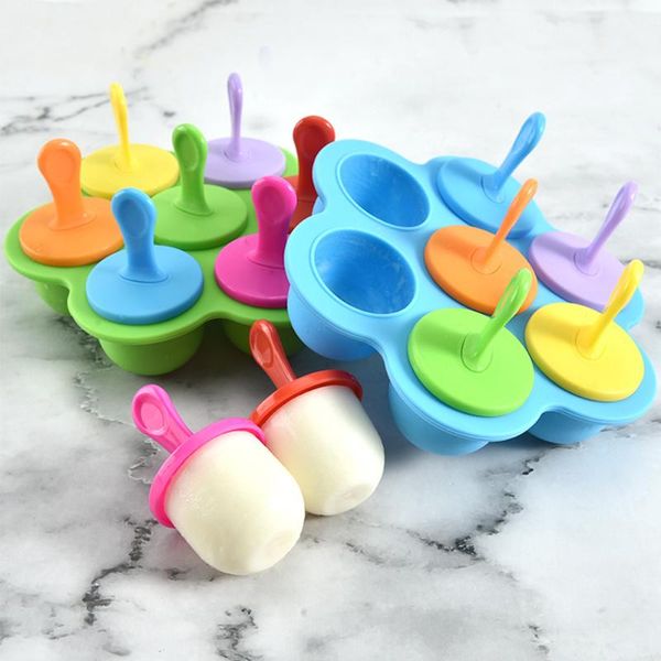 baking moulds 7 holes ice cream pops mold fruit shake accessories popsicle mould ball maker tray diy food grade silicone portable
baking moulds 7 holes ice cream pops mold fruit shake accessories popsicle mould ball maker tray diy food grade silicone portable