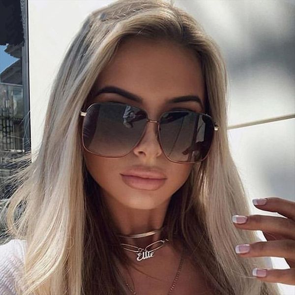 metal oversize women sunglasses brand designer classic gradient mirror female sun glasses men shades uv400 oculos, White;black
metal oversize women sunglasses brand designer classic gradient mirror female sun glasses men shades uv400 oculos, White;black