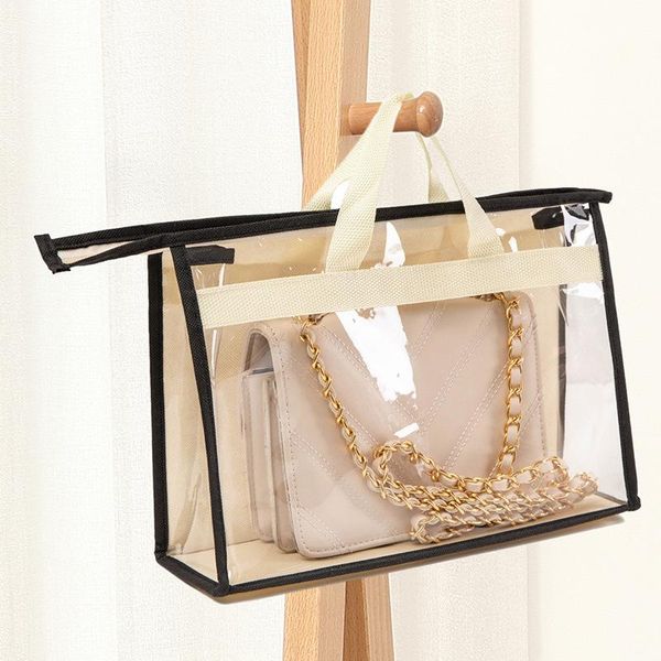 protable clear women purse handbag dust cover craft storage bag with zipper for water proof protector travel ye- clothing & wardrobe
protable clear women purse handbag dust cover craft storage bag with zipper for water proof protector travel ye- clothing & wardrobe