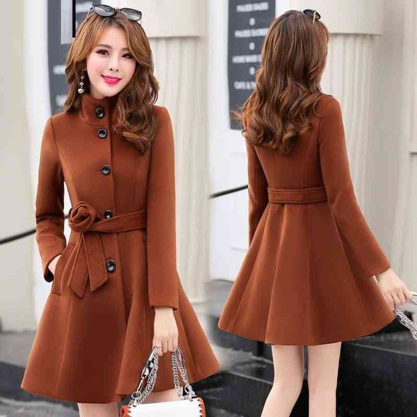 women's wool & blends ens overcoat female coat autumn winter s and jackets belt dresss elegant long 76jw, Black
women's wool & blends ens overcoat female coat autumn winter s and jackets belt dresss elegant long 76jw, Black