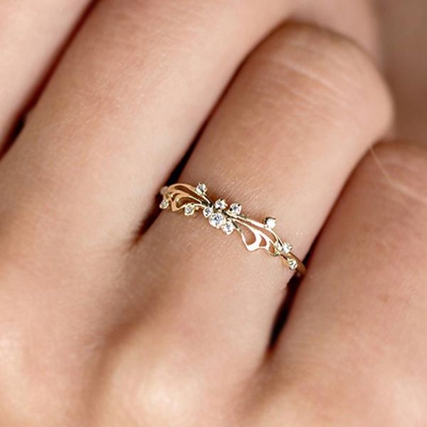 wedding rings women's engagement flower finger crystal butterfly simple ring bands shiny jewelry size 5 - 10, Slivery;golden
wedding rings women's engagement flower finger crystal butterfly simple ring bands shiny jewelry size 5 - 10, Slivery;golden