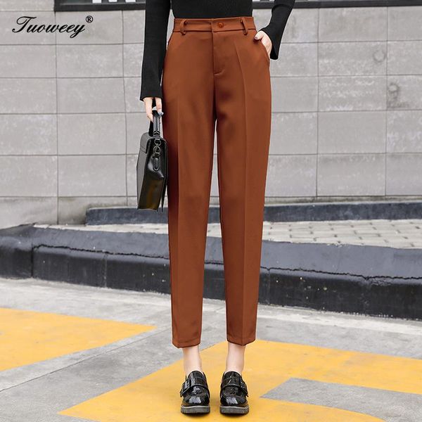 women's pants & capris female ankle-length casual solid formal pant ol work women pencil 2021 spring summer fashion harem trousers pant, Black;white
women's pants & capris female ankle-length casual solid formal pant ol work women pencil 2021 spring summer fashion harem trousers pant, Black;white