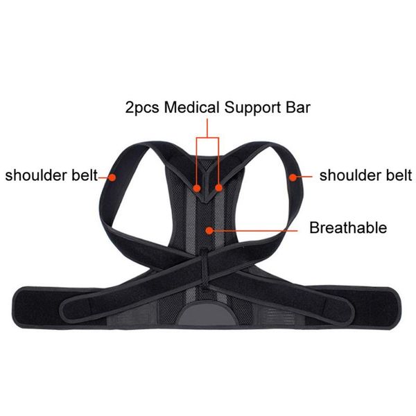 waist support shoulder brace adjustable lower back belt for women men breathable posture correction, Black;gray
waist support shoulder brace adjustable lower back belt for women men breathable posture correction, Black;gray