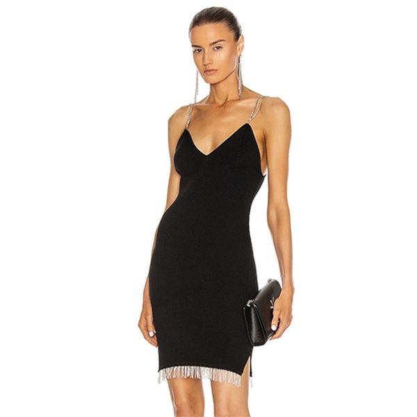 summer women's dress black v-neck hollow out bodycon bandage dresses sleeveless celebrity runway party mini club 210507, Black;gray
summer women's dress black v-neck hollow out bodycon bandage dresses sleeveless celebrity runway party mini club 210507, Black;gray