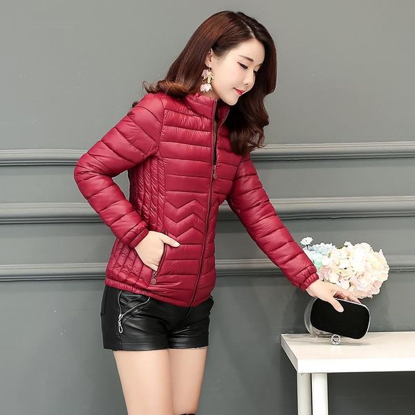 women's down & parkas 2021 women autumn winter basic jacket light soft candy color spring coat female short cotton-down outerwear femin, Black
women's down & parkas 2021 women autumn winter basic jacket light soft candy color spring coat female short cotton-down outerwear femin, Black