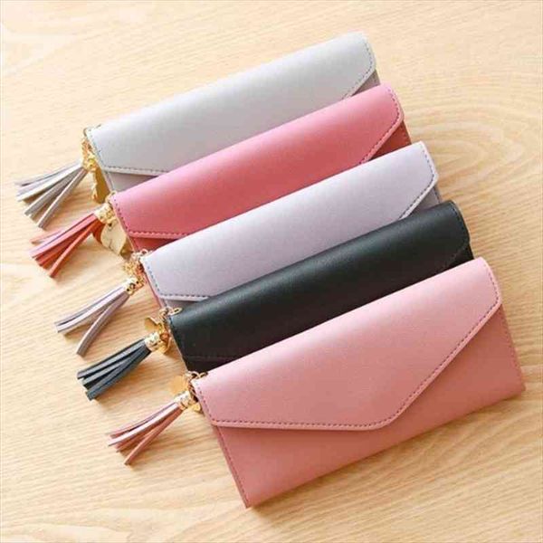 tassel women long wallet fashion coin purse pu leather envelope design female money bag lady girls hand pouch, Red;black
tassel women long wallet fashion coin purse pu leather envelope design female money bag lady girls hand pouch, Red;black