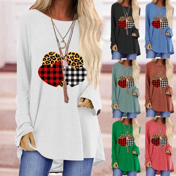 woman valentine's day plaid heart print casual pullover hoodies round neck long sleeve loose female sweatshirts plus size women's, White
woman valentine's day plaid heart print casual pullover hoodies round neck long sleeve loose female sweatshirts plus size women's, White
