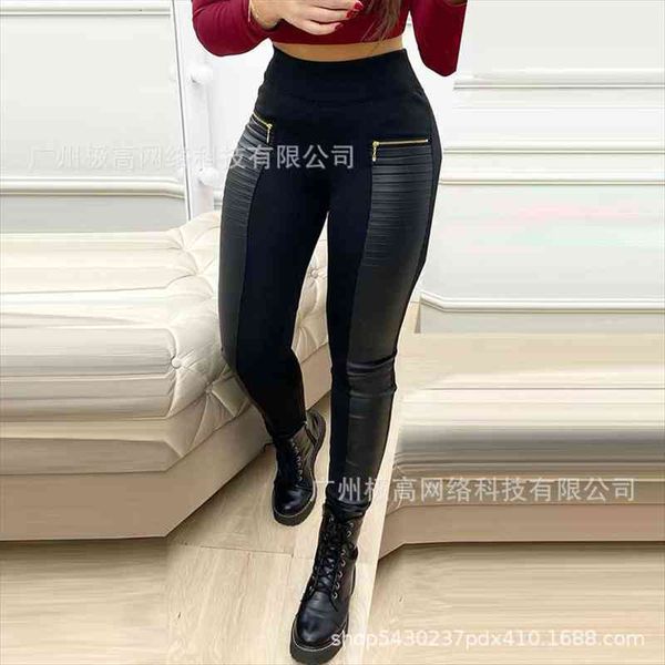 european and american womens products casual pants ladies black trousers, Black;white
european and american womens products casual pants ladies black trousers, Black;white