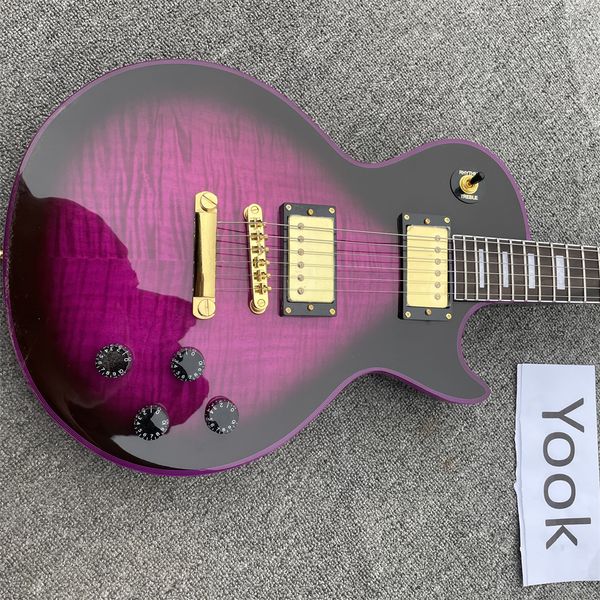 lp electric guitar black circle purple tiger maple rosewood fingerboard mahogany body guitarar
lp electric guitar black circle purple tiger maple rosewood fingerboard mahogany body guitarar