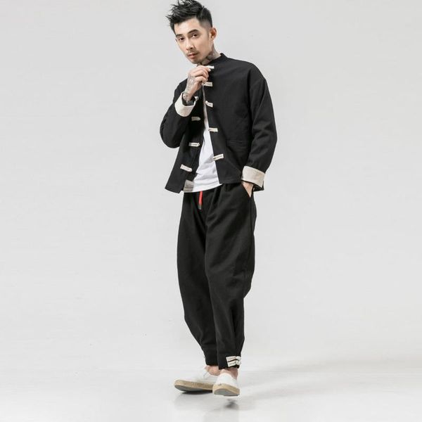 men's tracksuits mrgb casual oversize suit 2021 fashion chinese style jackets pants male 2 piece set clothes vintage, Gray
men's tracksuits mrgb casual oversize suit 2021 fashion chinese style jackets pants male 2 piece set clothes vintage, Gray