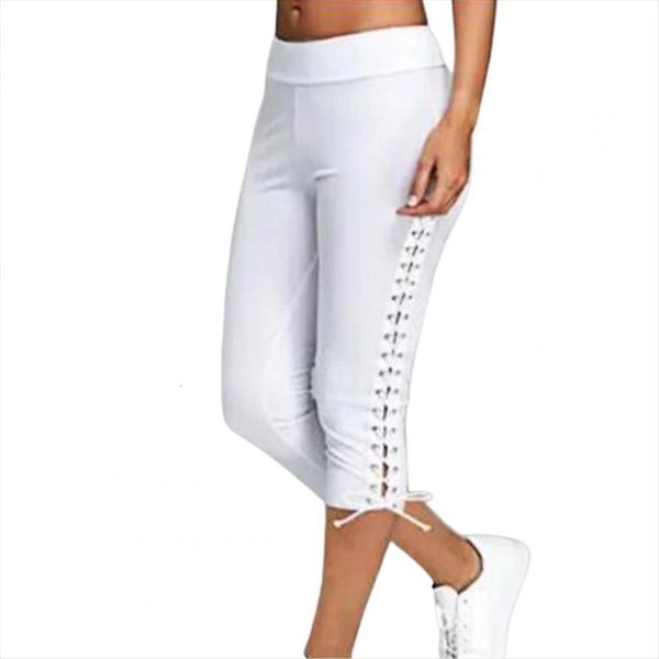 high waist cropped trousers women capris drawstring bandage skinny leggings plus size female, Black;white
high waist cropped trousers women capris drawstring bandage skinny leggings plus size female, Black;white