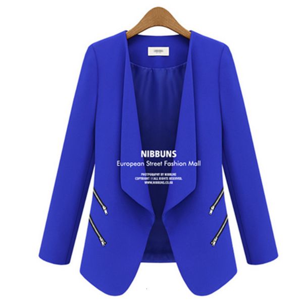 women's slim fit cool zip pocket small suit for autumn and winter women blazer jacket outerwear chaqueta mujer, White;black
women's slim fit cool zip pocket small suit for autumn and winter women blazer jacket outerwear chaqueta mujer, White;black