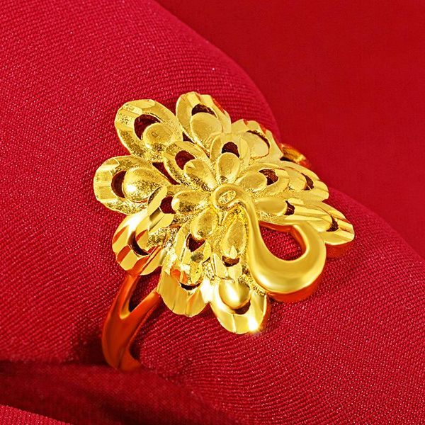 women vintage creative design peacock open rings plated 24k sand gold phoenix tail wedding party jewelry accessories, Slivery;golden
women vintage creative design peacock open rings plated 24k sand gold phoenix tail wedding party jewelry accessories, Slivery;golden