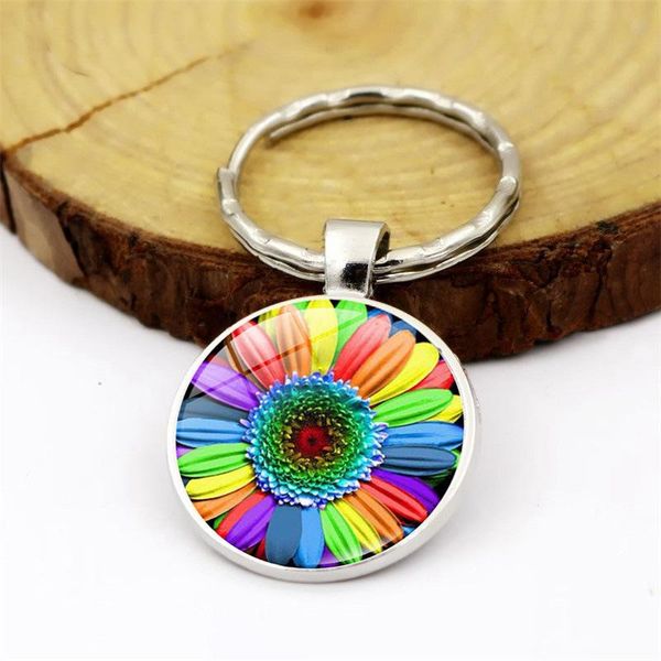 keychains wg 1pc fashion colorful rainbow flowers gay pride cabochon keychain pendant metal key ring jewellry, Silver
keychains wg 1pc fashion colorful rainbow flowers gay pride cabochon keychain pendant metal key ring jewellry, Silver