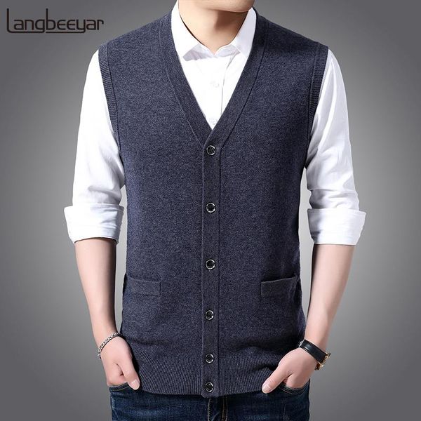 men's vests 100% wool fashionsweaters men cardigan v neck slim fit jumpers knitwear vest sleeveless winter korean style casual mens clo, Black;white
men's vests 100% wool fashionsweaters men cardigan v neck slim fit jumpers knitwear vest sleeveless winter korean style casual mens clo, Black;white
