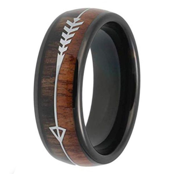 wedding rings 6mm/8mm width black tungsten engagement set inlay two woods and arrow dome edge for gift size 6-13 can engrave, Slivery;golden
wedding rings 6mm/8mm width black tungsten engagement set inlay two woods and arrow dome edge for gift size 6-13 can engrave, Slivery;golden