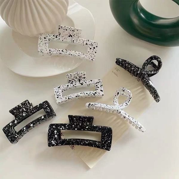 hairpin korean ink splashing back of the head large elegant temperament net red hairpin hair clip, Golden;silver
hairpin korean ink splashing back of the head large elegant temperament net red hairpin hair clip, Golden;silver