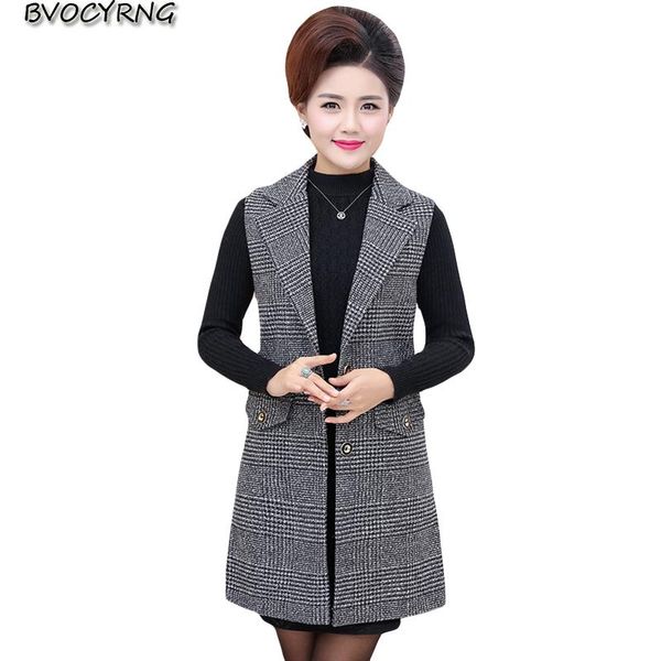 women's vests 2021 plus size middle aged female waistcoat spring autumn for women plaid vest jackets high-end elegant medium long outer, Black;white
women's vests 2021 plus size middle aged female waistcoat spring autumn for women plaid vest jackets high-end elegant medium long outer, Black;white