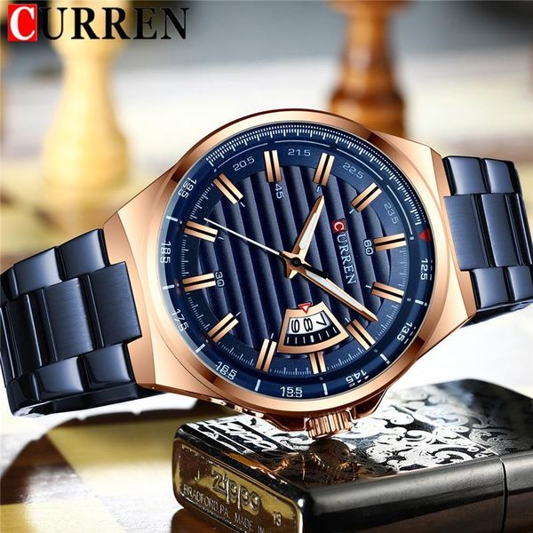 wristwatches curren sport men watch military business waterproof male clock stainless steel dress quartz man wristwatch 837, Slivery;brown
wristwatches curren sport men watch military business waterproof male clock stainless steel dress quartz man wristwatch 837, Slivery;brown
