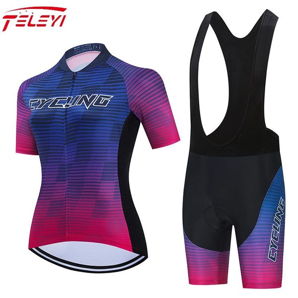 racing sets teleyi women cycling clothing roupa jersey maillot smith short sleeve uniform suits summer pro bike breathable, Black;blue
racing sets teleyi women cycling clothing roupa jersey maillot smith short sleeve uniform suits summer pro bike breathable, Black;blue