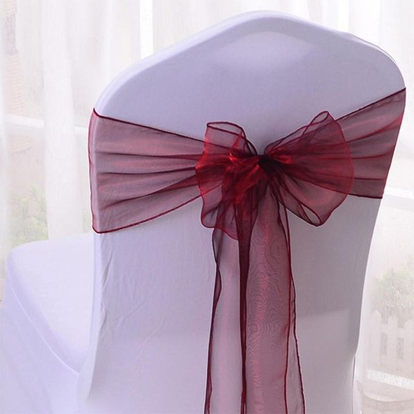 sashes 25pcs organza chair bow banquet know ties for wedding party event chairs cover decoration
sashes 25pcs organza chair bow banquet know ties for wedding party event chairs cover decoration