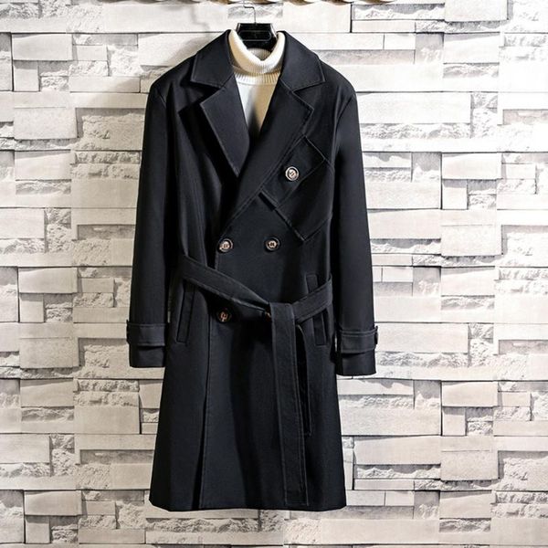 men's trench coats autumn winter casual coat long sleeved large size lengthened jacket loose windbreak outwear 10.10, Tan;black
men's trench coats autumn winter casual coat long sleeved large size lengthened jacket loose windbreak outwear 10.10, Tan;black