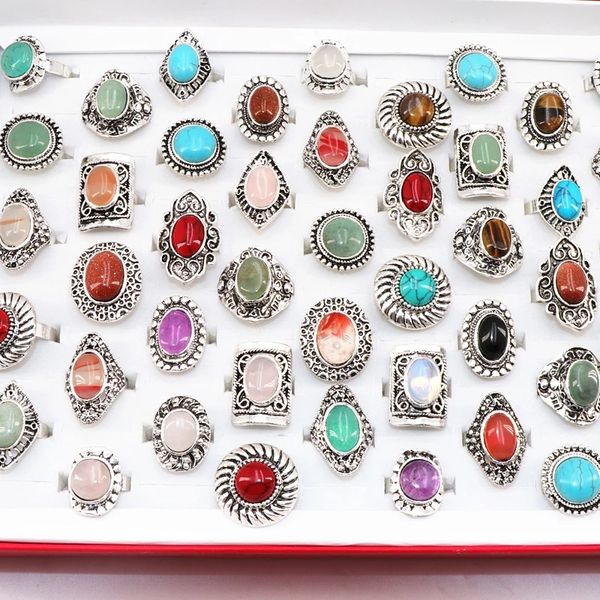 wholesale vintage natural stone flower patten jewelry rings for women party gift wedding size 16 to 20mm, Golden;silver
wholesale vintage natural stone flower patten jewelry rings for women party gift wedding size 16 to 20mm, Golden;silver
